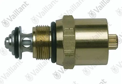 Vaillant Thermostat mit Gewindeanschluss und O-Ring, geeignet zur Regulierung der Temperatur in Heizsystemen.